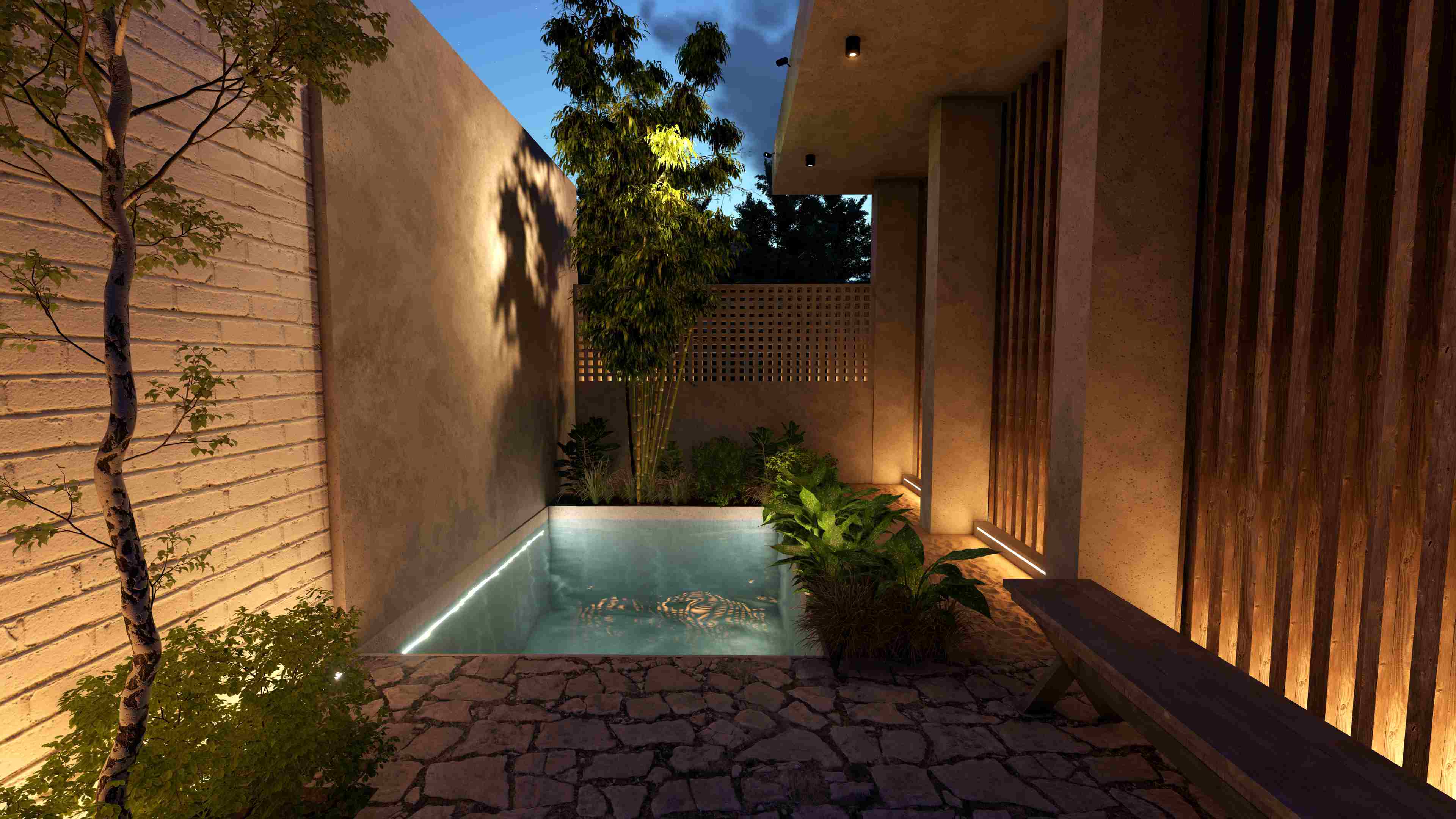 Jameela Clarence — residential lighting design in Bangalore, India