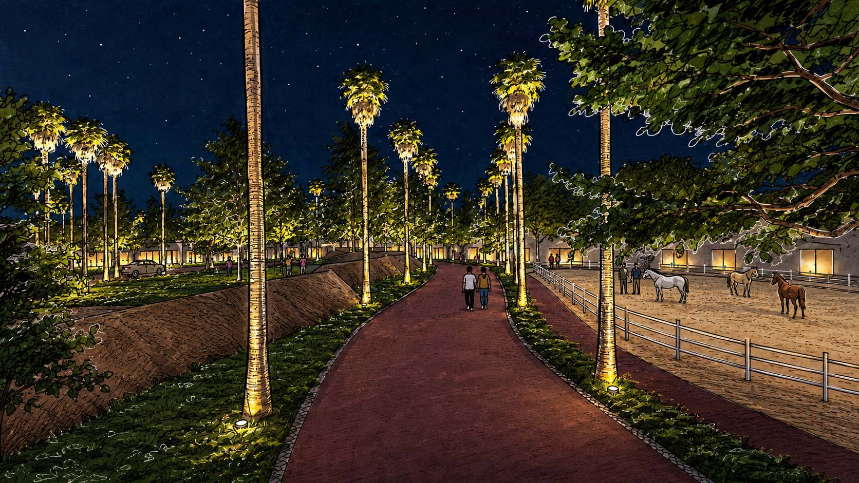 K3 Villa Al Kawaneej lighting design gallery image 2