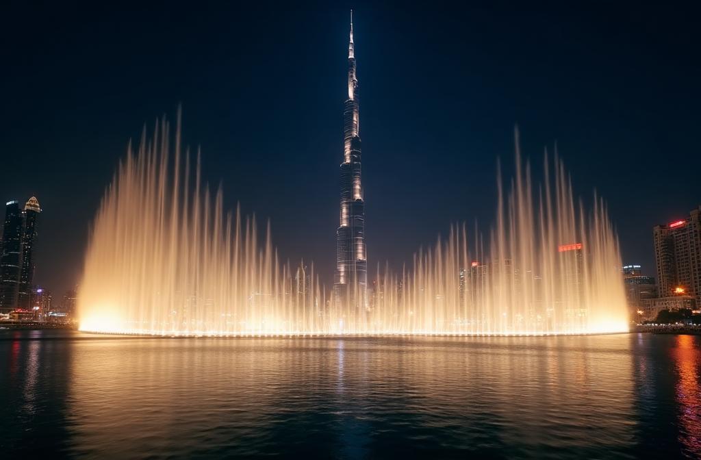 The Art of Water and Light: Dubai's Iconic Fountain — lighting design article